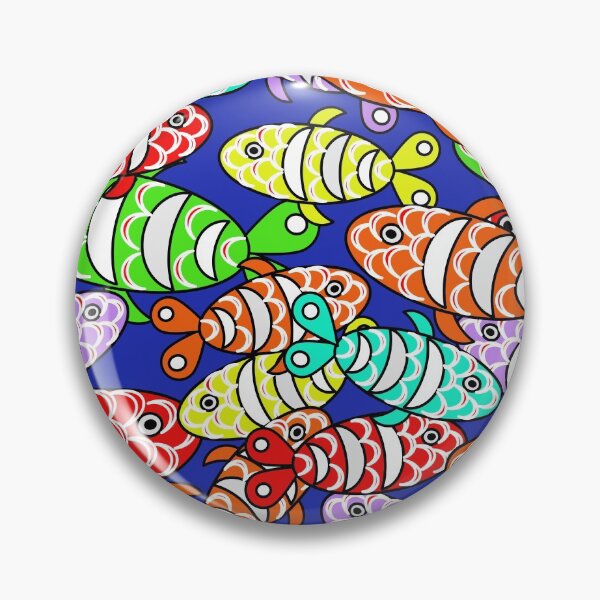 Item preview, Fish Pattern | Underwater School of Clown Fish  designed and sold by designInk.