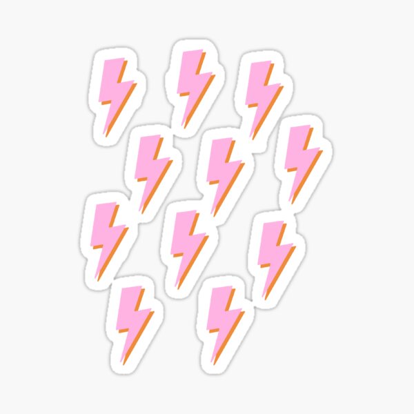 Small Lightning Bolts Sticker