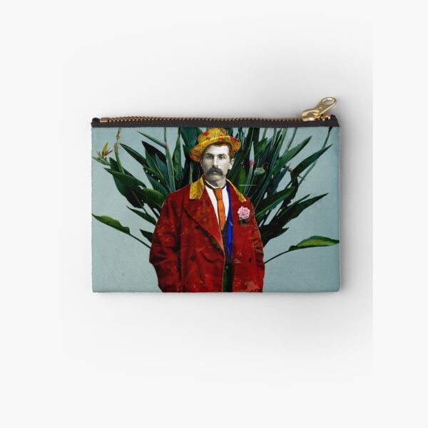 Item preview, Victorian Vintage Old Beach Postcard Collage with Man in Red Coat designed and sold by KALEIDOSCOPE UK.