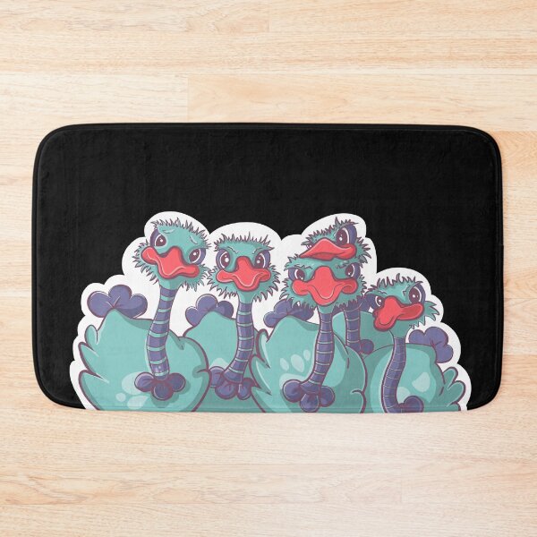 Item preview, Cartoon Ostrich Family designed and sold by DebbieJoyArt.