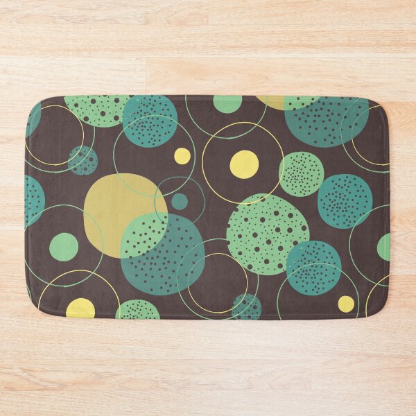 Item preview, Green Blue Abstract Circles designed and sold by AnastasiaDesign.