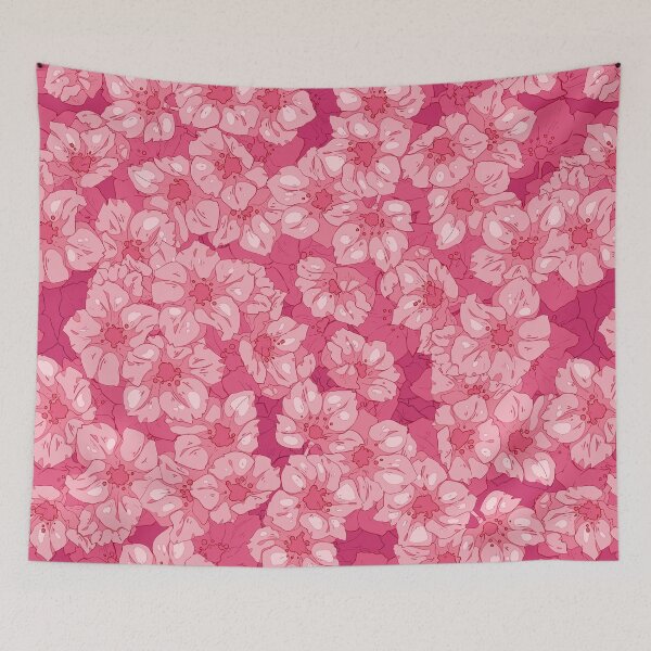 Item preview, The cute pink sakura pattern designed and sold by AnGoArt.