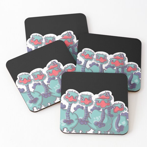Item preview, Cartoon Ostrich Family designed and sold by DebbieJoyArt.
