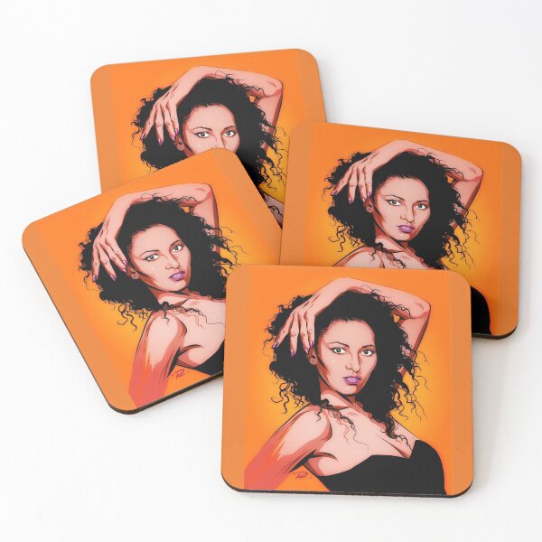 Item preview, Pam Grier - An illustration by Paul Cemmick designed and sold by TIGERDAVER.