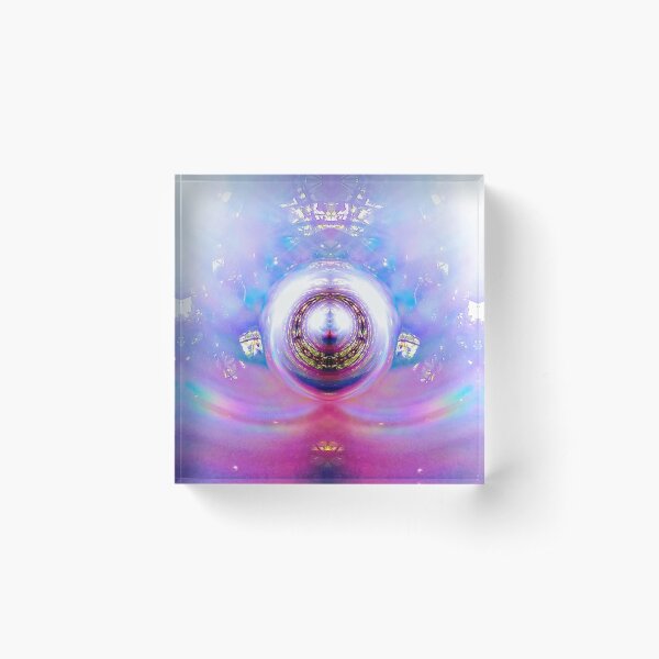 Lemurian Lightship Acrylic Block