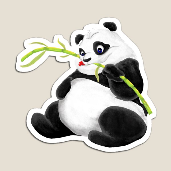 Lovable Fat Panda Magnet