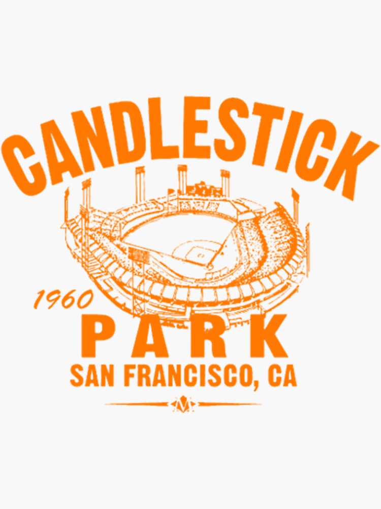 "Candlestick Park Baseball San Francisco" Sticker for Sale by