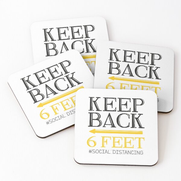 Item preview, Keep Back 6 Feel #social distancing designed and sold by graphicmeyou.