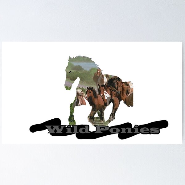 Item preview, WILD PONIES designed and sold by THE AMERICAN TEEVANGELIST.