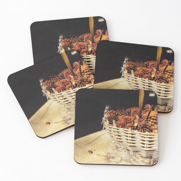 Item preview, A Basket of Pinecones designed and sold by brunoanjoloart.