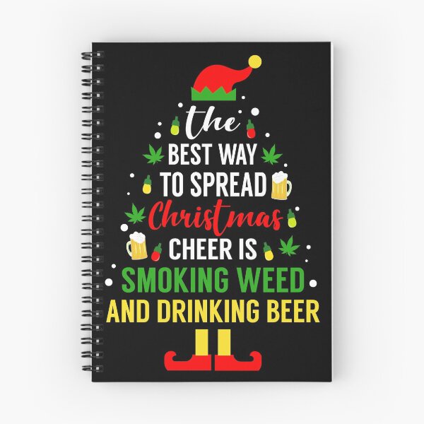Item preview, Spread Christmas Cheer Is Smoking Weed And Drinking Beer Gift designed and sold by gvcepts.