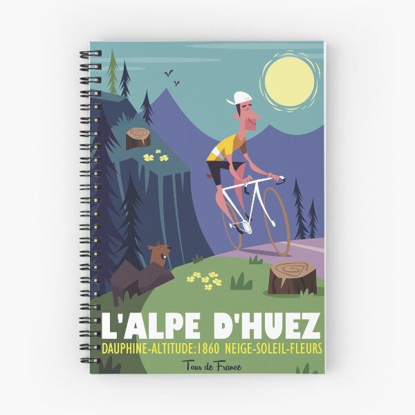 Artikelvorschau, Alpe d'Huez Radsportplakat entworfen und verkauft von GAGodel.