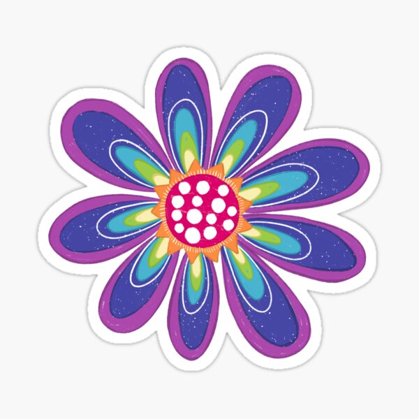 Item preview, Rainbow Flower designed and sold by Zendays.