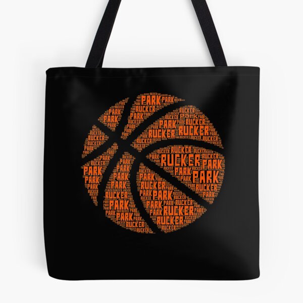 Item preview, Rucker Park typographic word cloud basketball shape design designed and sold by COURT-VISION.