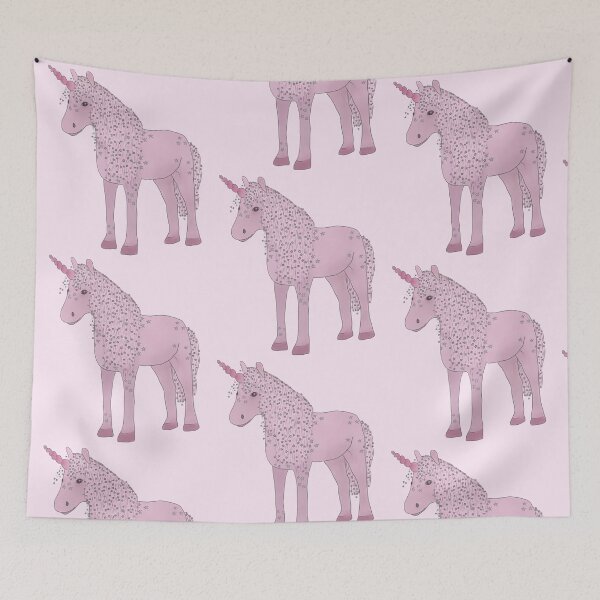 Item preview, Pink unicorn with stars designed and sold by Blumchen.