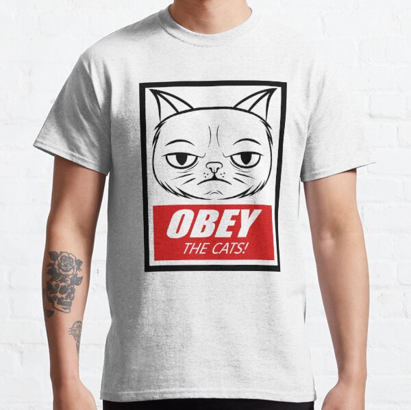 obey the cats t shirt