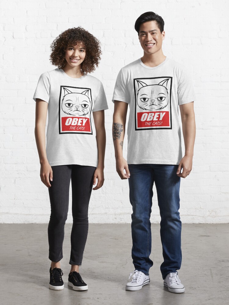 obey the cats t shirt