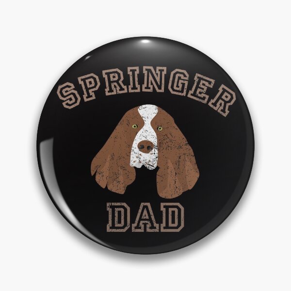 Item preview, Vintage Springer Spaniel Dad T-Shirt designed and sold by Dan66.