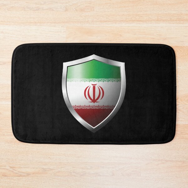 Item preview, Strong Iran Flag Shield Country designed and sold by HelloFromAja.