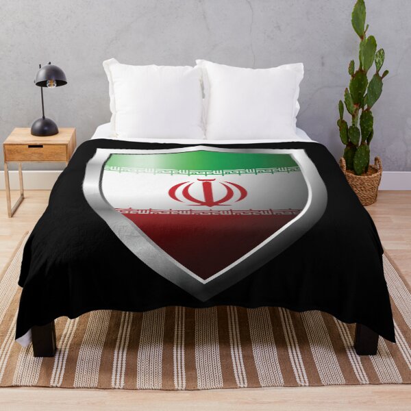 Item preview, Strong Iran Flag Shield Country designed and sold by HelloFromAja.