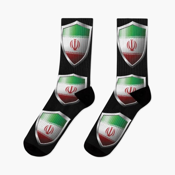 Item preview, Strong Iran Flag Shield Country designed and sold by HelloFromAja.