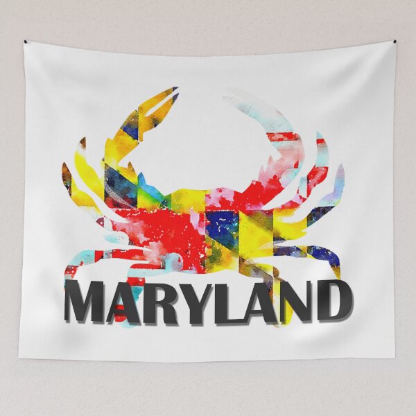 Item preview, Maryland Crab watercolor designed and sold by Michael Garber.