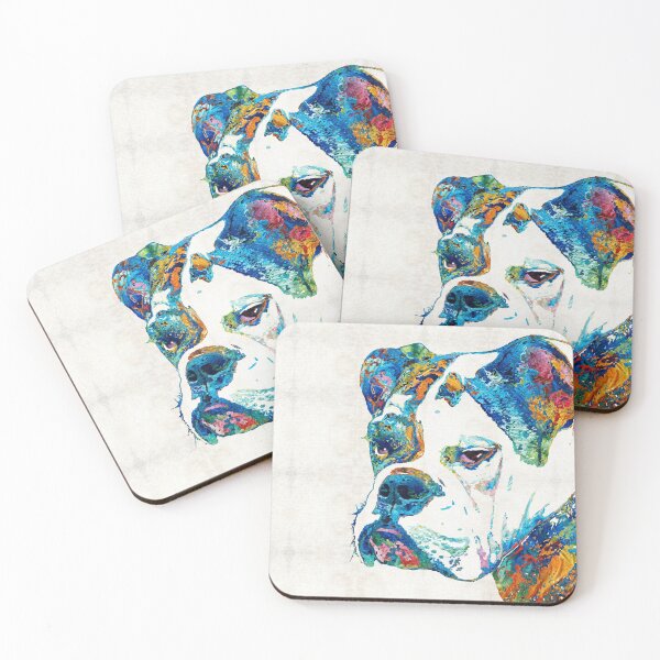 Item preview, Colorful English Bulldog Art By Sharon Cummings designed and sold by Sharon Cummings Art.