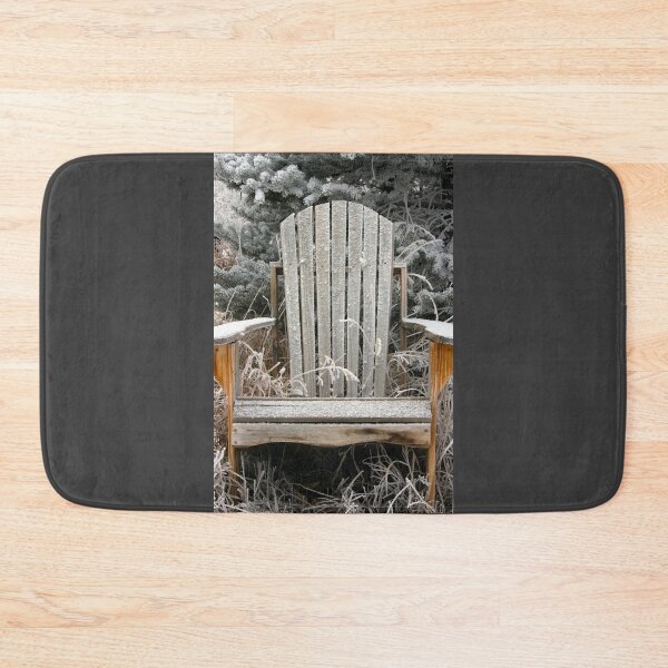 Item preview, Frosty Adirondack Chair with Spruce Tree designed and sold by pixelmountain.
