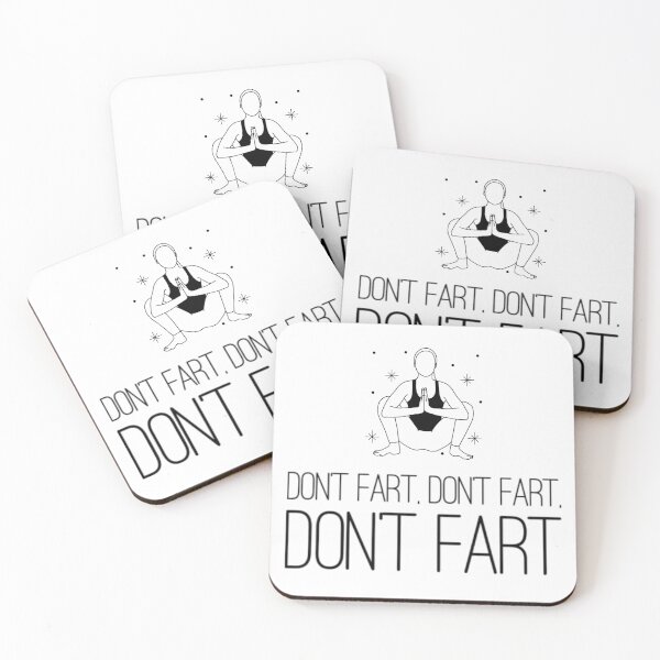 Item preview, Don't fart! - Fun fitness wear designed and sold by Thread Collection.