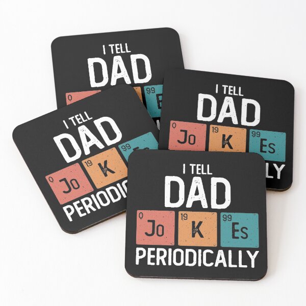 Item preview, I Tell Dad Jokes Periodically Funny Father's Day Gift Science Pun Vintage Chemistry Periodical Table Chart  designed and sold by alenaz.