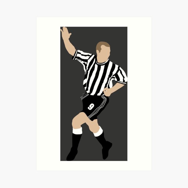 Alan Shearer. Newcastle FC. Art Print
