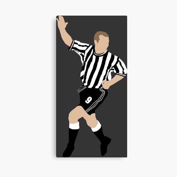 Alan Shearer. Newcastle FC. Canvas Print