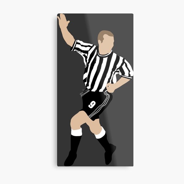 Alan Shearer. Newcastle FC. Metal Print