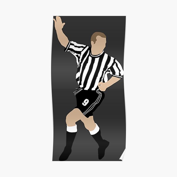 Alan Shearer. Newcastle FC. Poster