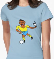 Is it the ball... or the saucer for the cup? Women's Fitted T-Shirt