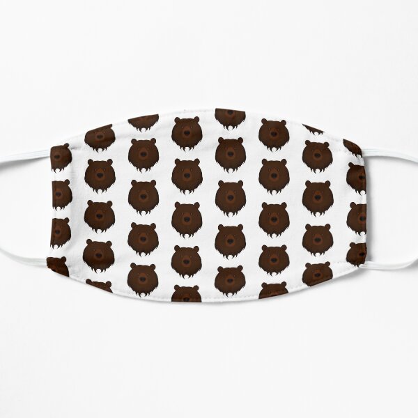 Grizzly Bear Flat Mask