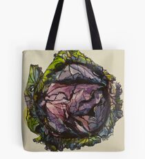 Purple cabbage. Elizabeth Moore Golding 2012Ⓒ Tote Bag