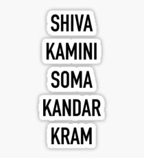 Shivakamini Somakandarkram – The League, Taco, Shiva Blast Sticker