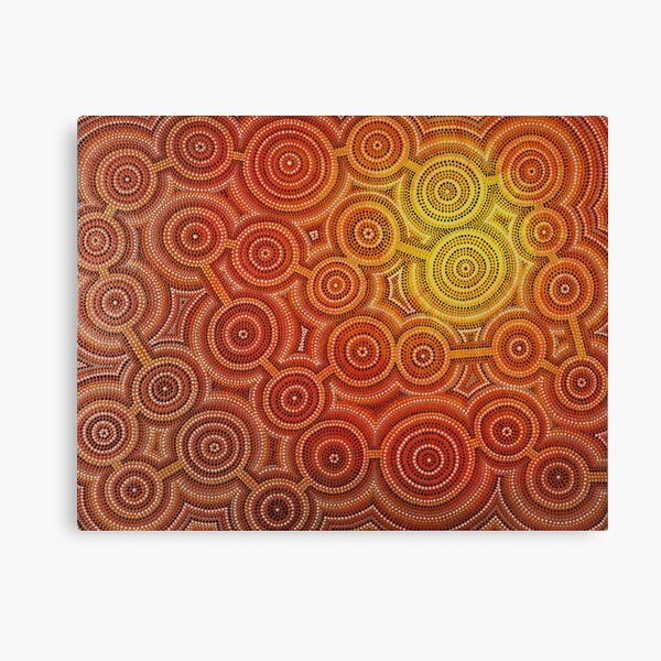 Everything is connected by tiny dots Canvas Print