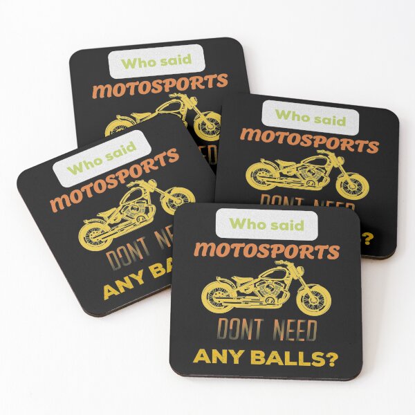 Item preview, Who said motosports dont need any balls? designed and sold by bumperapparels.