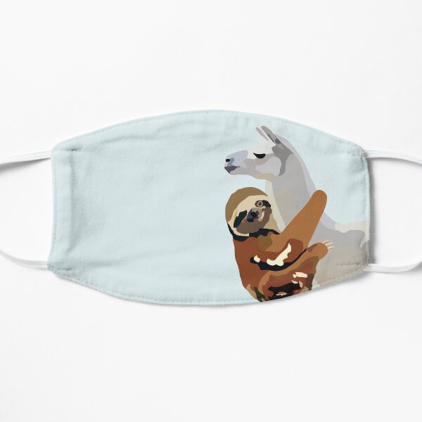 Sloth Llama Flat Mask