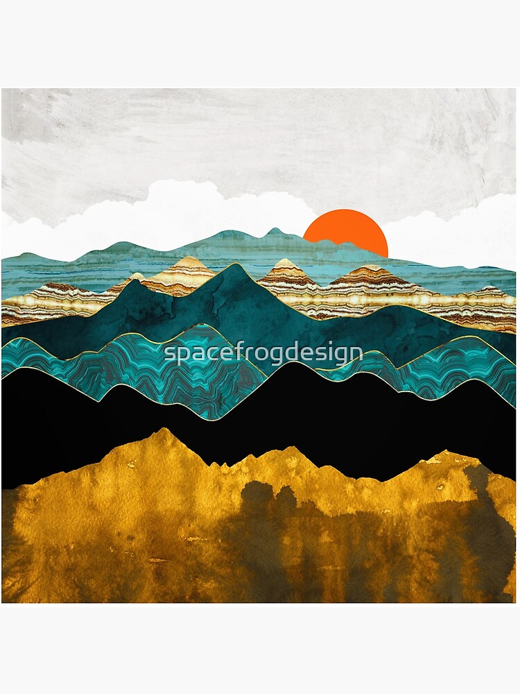 Turquoise Vista by spacefrogdesign