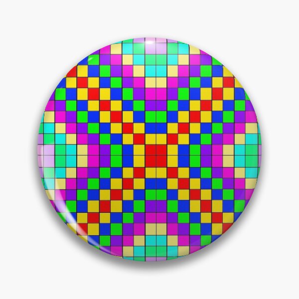 Item preview, rainbow grid pattern designed and sold by theerraticmind.