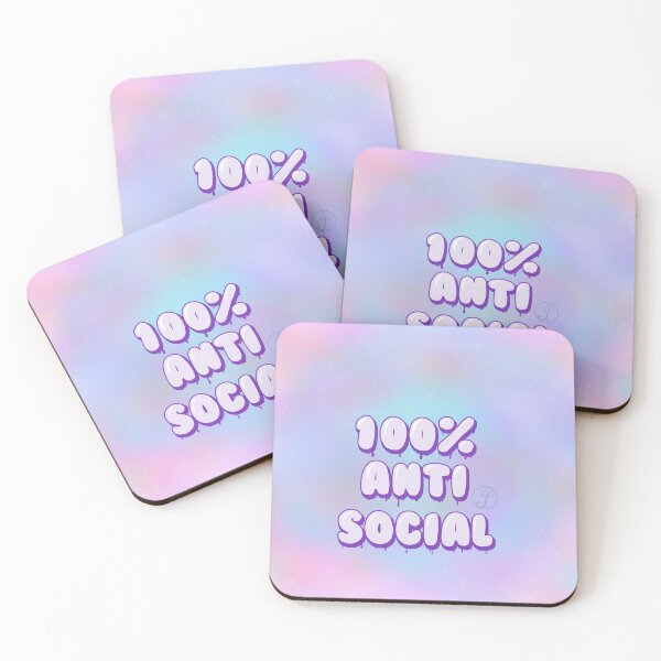 Item preview, 100% Anti Social designed and sold by Juditangelo.
