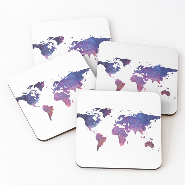 Item preview, World map designed and sold by alesamoon.