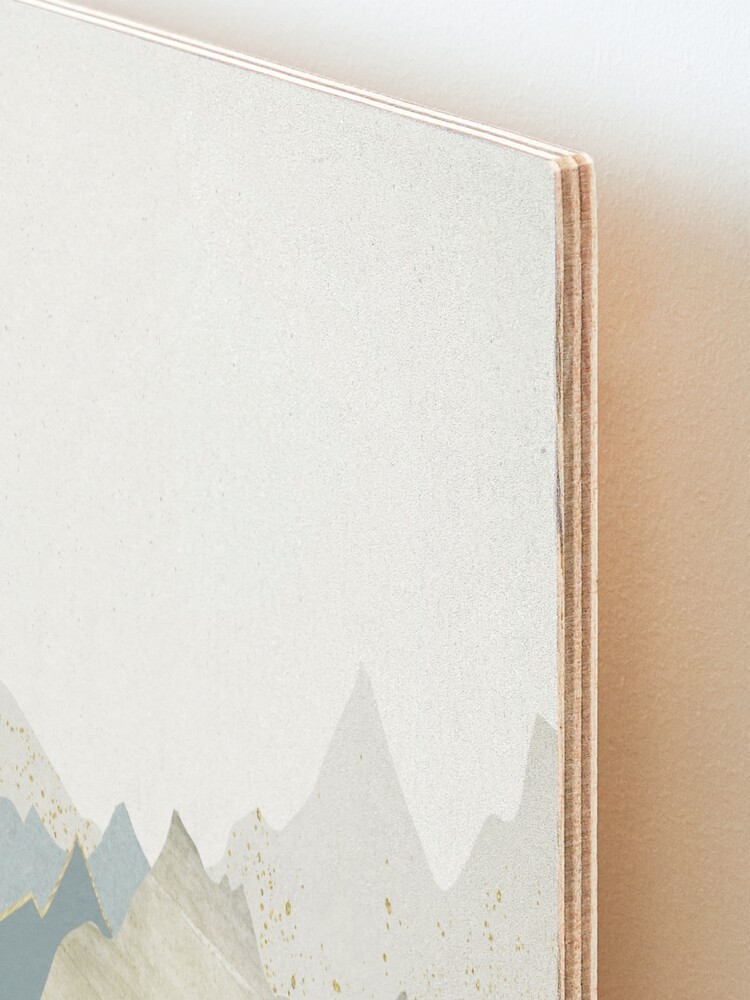 Alternate view of Distant Peaks Mounted Print