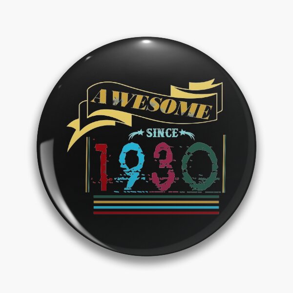 Item preview, Awesome since 1930: funny 90th birthday gifts idea designed and sold by cutitoutsir.