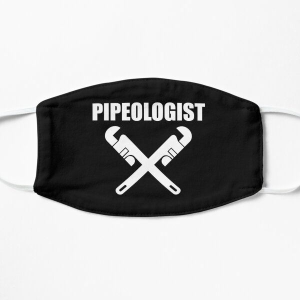 Pipeologist Pipe Plumbing Plumbing Birthday Gift Masque taille M/L