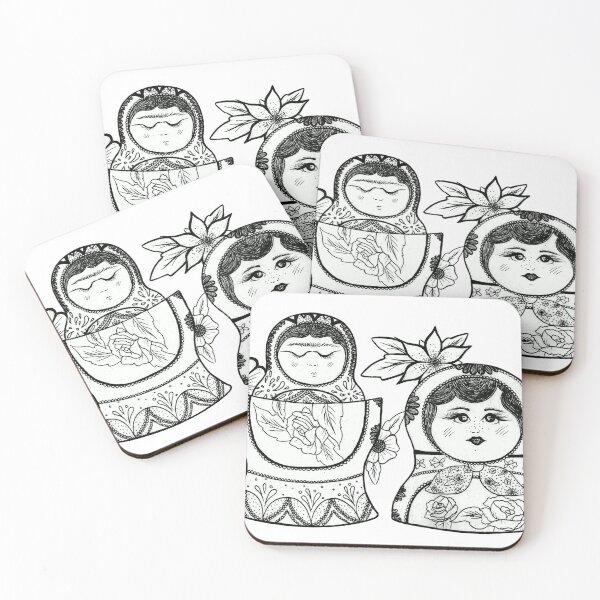 Item preview, Russian Doll Frieda Kahlo Inspired  designed and sold by laurynlambourne.