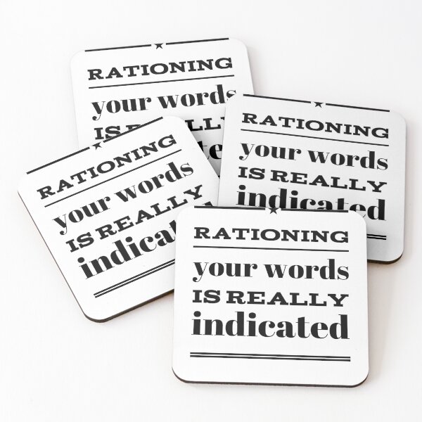Item preview, Rationing Your Words Is Really Indicated designed and sold by OfferHeat.